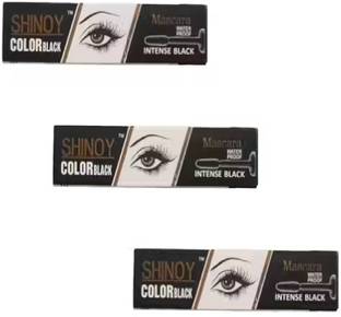 SHINOY Long Lasting Waterproof Mascara Pack of 3 7 ml