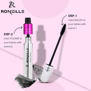RONZILLE 2-in-1 Mascara for Women Volumizing and Lengthening Mascara | Long Lasting 15 ml