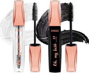 RONZILLE Oh my Lash Volumizing Long Lasting and Black Transparent Mascara For Women-12 ml 12 ml