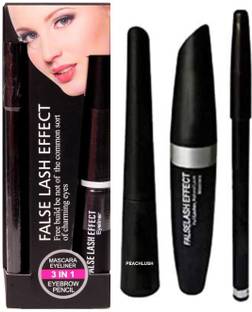 peachlush 3 in 1 Mascara, Curls Lashes, Highly Pigmented Colour 20 ml