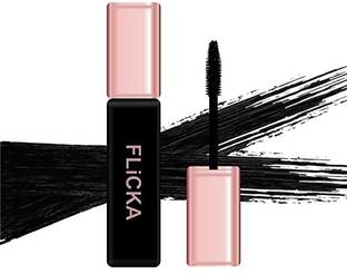 Flicka Lash It Out Mascara Waterproof With Intense Jet Black Color, 9ml 9 ml