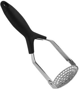 KESHU ENTERPRISE Potato Masher (black/ pack of 1) Stainless Steel Masher