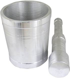 Namo International Aluminium Mortar and Pestle/Imam Dasta/Okhli Masher Aluminium Masher