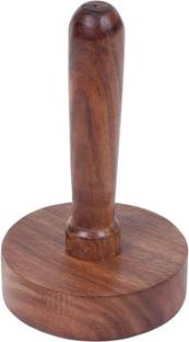 Bekner Wooden Masher for Kitchen, Potato Masher,Roti Fluffer,Traditional Roti Datta. Wood Masher