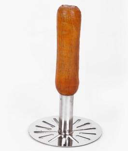 SHUBHA Product â¢ ( JUMBO -SIZE) Bhaji/ Potato/ Vegetable/Egg/Subji Masher Â» Wood Handle Â»(Pack Of 1) Stainless Steel Masher