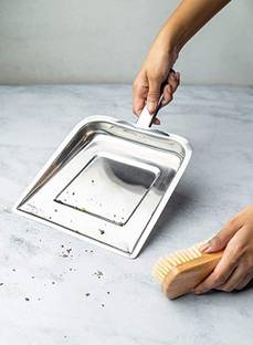 UTENCIL UNIVERSE Stainless Steel Cleaning Dustpan Supdi. (Medium) Stainless Steel Masher