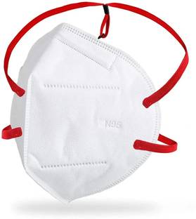 C-Cure N95 Reusable Face Mask with Head loop for Men & Women - (Pack of 5) (Pack of 5) Reusable