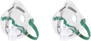 Fidelis Healthcare Adult Nebulizer Mask With Air Tube, Medicine Chamber Made in India Pack of 2