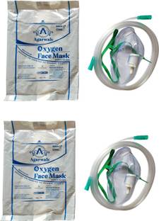 Agarwals Agarwals Oxygen Face Mask Adult(2 PCS) Oxygen Face Mask Adult(2 PCS) Non-Reusable