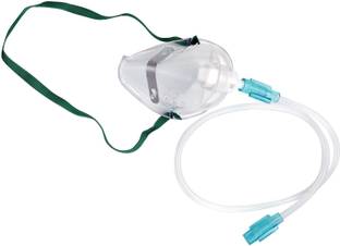 AMAZECARE Oxygen Mask Oxygen Mask For Adult For Oxygen Therapy Uses Washable & Hygiene Reusable, Washable
