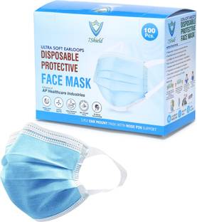 7SHIELD 7Shiled Surgical mask with Extra soft Fabric ear loop Extra Soft Fabric Ear Loop Mask Water Resistant Surgical Mask With Melt Blown Fabric Layer