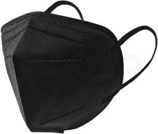 7SHIELD Face Mask BIS Certified Mask FFP2 S New Mask Men mask respirator GV601 5-Ply Black N-95 Reusable, Washable, Water Resistant