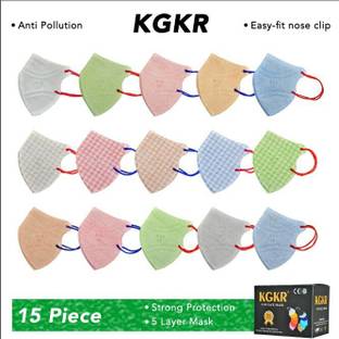 KGKR Anti Pollution N95 Reuseable Unisex Face Mask, Ear Loop Style meltblown mask MC-15