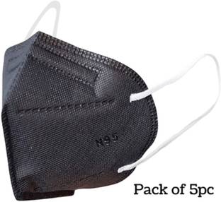 7SHIELD Black N95 Medical Mask High-Performance Healthcare and Personal Use 5-Ply Black N-95 Reusable, Washable, Water Resistant