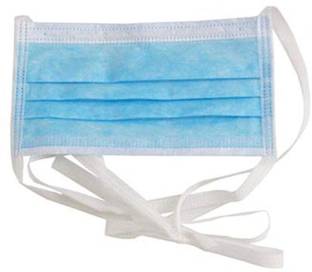 7SHIELD CE and ISO Certified Surgical mask with Extra soft Fabric ear loop Tie Mask Non-Reusable Surgical Mask