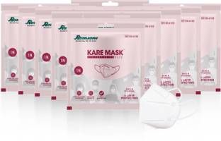 Romsons Kare Mask, N95 Respirators, 1 Pc/Pack (Pack of 10)