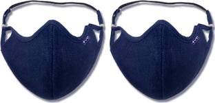 Posi+ve N99 Reusable Face Mask. 99% FOG FREE, 99.80% BFE, Easy Breathing & Sweat absorption, Clear Vision, Soft on Ears, Certified & Compliant by: CE, ISO, GMP, FDA & WHO N99-Blue Washable