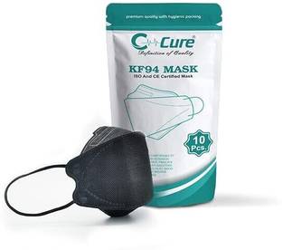 C-Cure KF94 Mask for Adult, 4 Layer Filtration, Comfortable Ear loops, Breathable CCKF94FM-40B Reusable