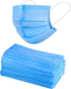 MDSS MDSS 3-Ply Disposable Face Mask – 75 PACK Disposable Face Mask | 3-Ply Surgical Face Mask | Blue | Free Size | Pack of 75 Non-Washable Surgical Mask With Melt Blown Fabric Layer