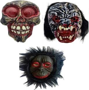JAI GURU JI 3 unique horror special combo pack Party Mask
