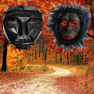Jai bajrangbali 2 special beutiful mask combo pack Decorative Mask