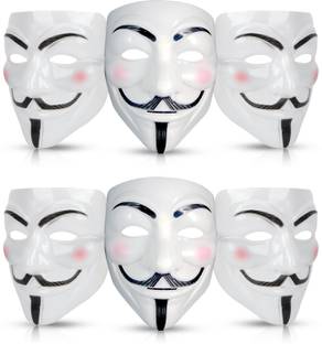 ZYOZI V for Vendetta Face Masks | Hacker Face Masks For Boys | Face Full Masks Party Mask