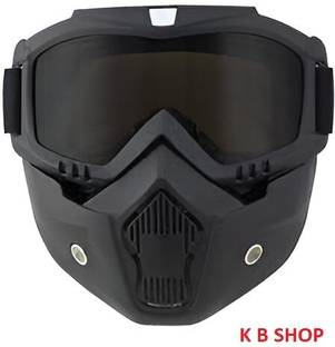 JANVI Mask Goggles Blowtorch Safety Goggle (Free-size) Bike Riding Face Mask Blowtorch, Wood-working, Welding  Safety Goggle