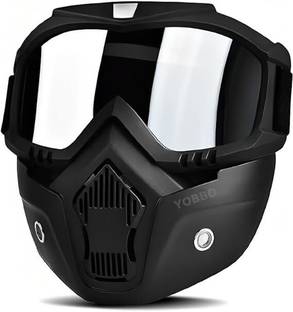 KKK Goggle Mask Windproof Dirt Shield With Detachable Mouth Filter For Cycler,rider Decorative Mask