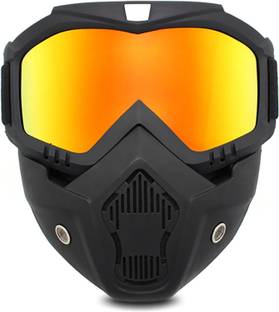 Bliss Lifestyle Motorcycle Goggles face safety mask Face & Eyewear UV Protection Windproof Dirt Shield Safety Blowtorch, Welding, Wood-working  Safety Goggle