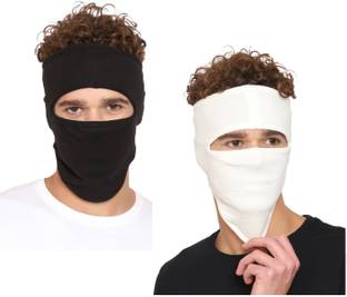 Gajraj Black, Beige Bike Face Mask for Men & Women