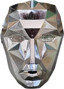 yubirth High popular charector game master silver colour squad game mask pack of 1 Decorative Mask