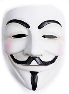 Jaash Anonymous Mask for Kids & Adults- Halloween Masks, Hacker Mask Party Mask