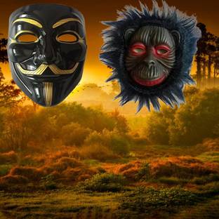 Jai Mahakal 2 mind blowing combo pack mask for men and kids Decorative Mask
