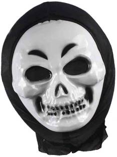 VK MART Plastic Skull Ghost party face mask for kids Party Mask