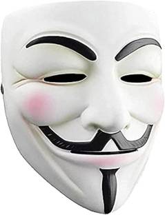 DAZYEN V for vendetta Anonymous mask (White) for Anonymous ,Hacker Mask Party Mask