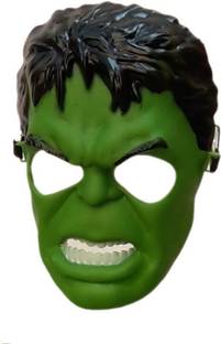 KAKU FANCY DRESSES Hulk Super Hero Face CosPlay Costume/School Annual function/Theme Party/Competition/Stage Shows/Birthday Party Dress Free Size Party Mask