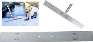 MD Style 22 Inch V Notch Trowel Terrace Waterproofing Tools 0.5-1MM Stainless Steel Trowel