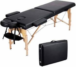 R A Products Wooden Portable Foldable Spa Massage Tables/Beauty Bed with Headrest and Armrest Salon Furniture, 60 cm Width, Bearing Spa Massage Bed
