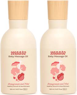 MAATE Baby Massage Oil | Enhances Muscle Strength | Pomegranate Seed Oil (Set of 2)