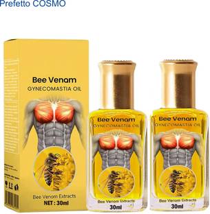 Prefetto COSMO Bee Venom Oil: Gynecomastia IceEase for Men - Pack of 2