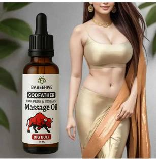 Babeehive GOD FATHERS 100% PURE AND ORGANIC MASSAGE OIL BIG BULL 30 ML TY769