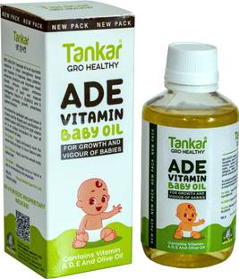 Tankar Gro Healthy AD Vitamin Baby Oil, 340ML