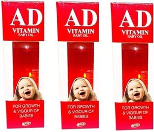 AD VITAMIN Baby Oil 100ml Pack of 3