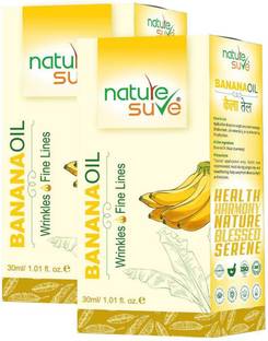 नेचर श्योर Banana Oil for Wrinkles and Fine Lines in Men & Women - 2 Packs (30ml Each)