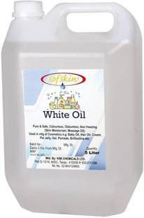 Sofskin White Oil, light & smooth, clear transparent & odorless, non-freezing - 5 Litres