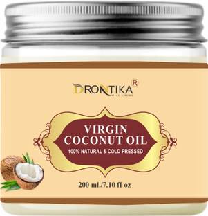 drontika Virgin Coconut Oil for Hair, Face, Skin, Baby Massage