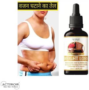 ACTIWOW Weight Loss Massage Oil for Waist Shaping Glow