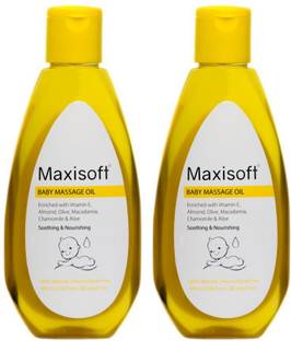 Maxisoft Baby Massage Oil 100 ml | With Almond Oil, Aloe & Mustard Oil