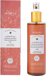 MANTRA Saffron & Ashwagandha Mahanarayan Oil For Joint and Muscle Support