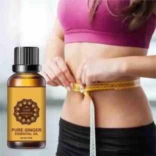 TOOVUS Herbal Ginger Massage Oil for a Belly Fat Drainage oil Reduce Fat Loss Oil-30 ml